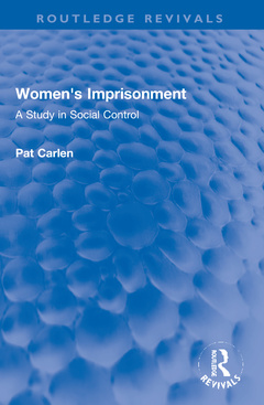 Couverture de l’ouvrage Women's Imprisonment