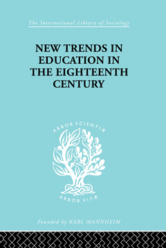 Couverture de l’ouvrage New Trends in Education in the Eighteenth Century