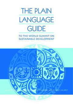 Couverture de l’ouvrage The Plain Language Guide to the World Summit on Sustainable Development