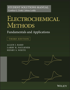 Couverture de l’ouvrage Electrochemical Methods