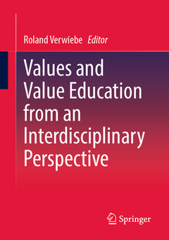 Couverture de l’ouvrage Values and Value Education from an Interdisciplinary Perspective