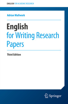 Couverture de l’ouvrage English for Writing Research Papers