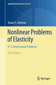 Couverture de l’ouvrage Nonlinear Problems of Elasticity