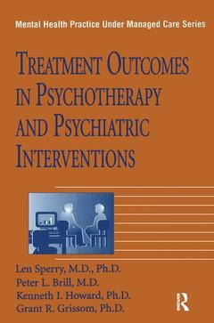 Couverture de l’ouvrage Treatment Outcomes In Psychotherapy And Psychiatric Interventions