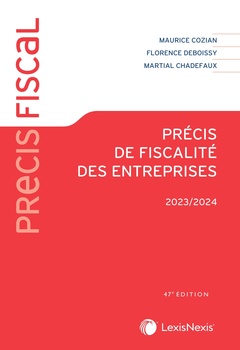 Cover of the book Précis de fiscalité des entreprises 2023 - 2024
