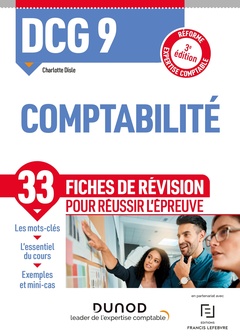 Cover of the book DCG 9 Comptabilité - 3e éd. - Fiches de révision