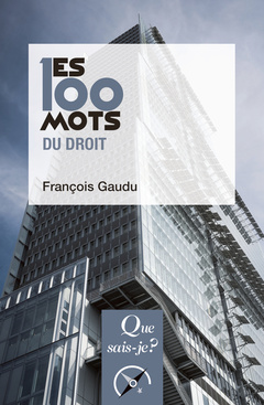 Cover of the book Les 100 mots du droit