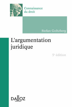 Cover of the book L'argumentation juridique. 5e éd.