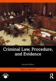 Couverture de l’ouvrage Criminal Law, Procedure, and Evidence