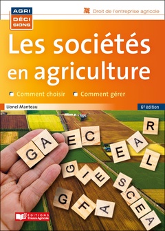 Couverture de l’ouvrage Les sociétés en Agriculture