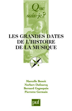 Cover of the book Les grandes dates de l'histoire de la musique européenne