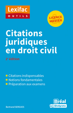 Couverture de l’ouvrage Citations juridiques en droit civil