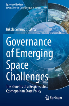 Couverture de l’ouvrage Governance of Emerging Space Challenges