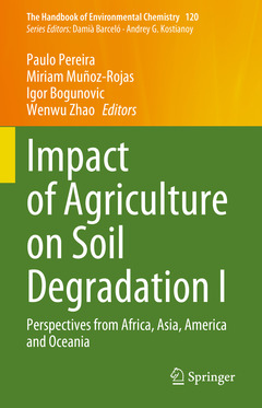 Couverture de l’ouvrage Impact of Agriculture on Soil Degradation I