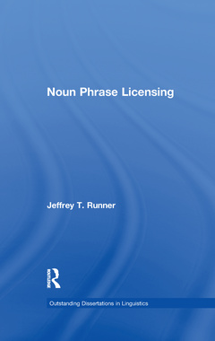 Couverture de l’ouvrage Noun Phrase Licensing