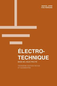 Cover of the book Électrotechnique