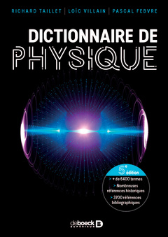 Couverture de l’ouvrage Dictionnaire de physique