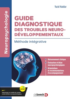 Couverture de l’ouvrage Guide diagnostique des troubles neurodéveloppementaux