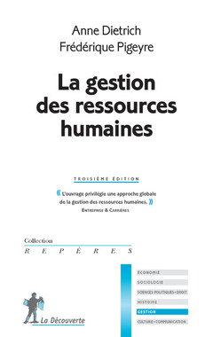 Couverture de l’ouvrage La gestion des ressources humaines 3e édition