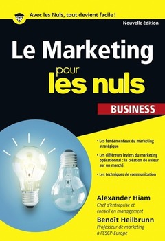 Couverture de l’ouvrage Le marketing Poche Pour les Nuls Business