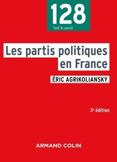 Couverture de l’ouvrage Les partis politiques en France - 3e éd