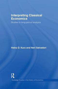 Couverture de l’ouvrage Interpreting Classical Economics