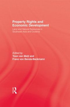 Couverture de l’ouvrage Property Rights and Economic Development