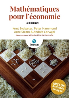 Couverture de l’ouvrage Mathématiques pour l'économie 6e édition