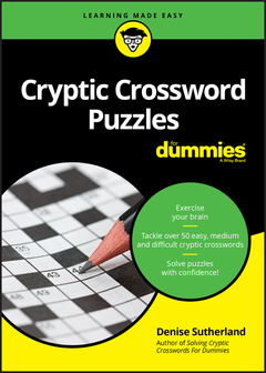 Couverture de l’ouvrage Cryptic Crossword Puzzles For Dummies