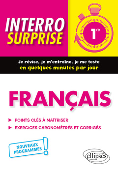 Couverture de l’ouvrage Français - Première - nouveaux programmes