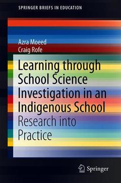Couverture de l’ouvrage Learning Through School Science Investigation in an Indigenous School