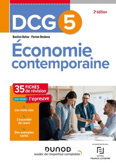 Couverture de l’ouvrage DCG 5 Economie contemporaine - 2e éd.