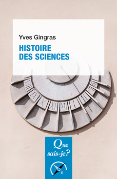 Cover of the book Histoire des sciences