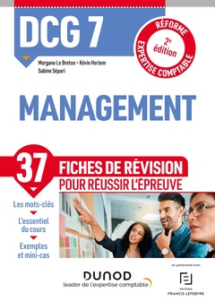 Cover of the book DCG 7 Management - Fiches de révision - 2e éd.