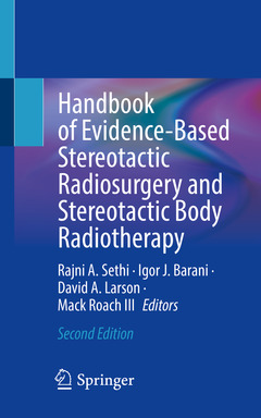 Couverture de l’ouvrage Handbook of Evidence-Based Stereotactic Radiosurgery and Stereotactic Body Radiotherapy