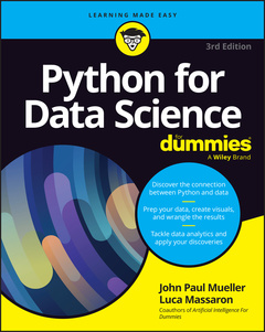 Couverture de l’ouvrage Python for Data Science For Dummies
