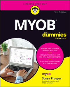 Couverture de l’ouvrage MYOB For Dummies