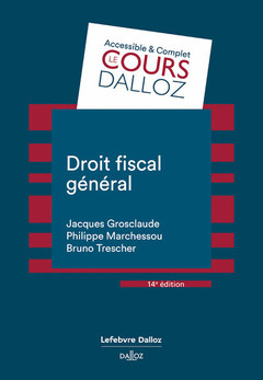 Cover of the book Droit fiscal général 14ed