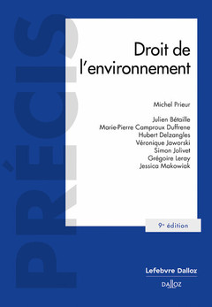 Couverture de l’ouvrage Droit de l'environnement 9ed