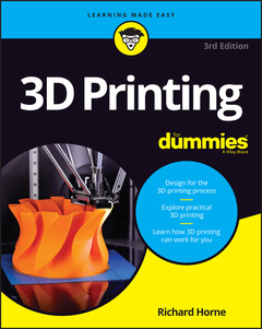 Couverture de l’ouvrage 3D Printing For Dummies
