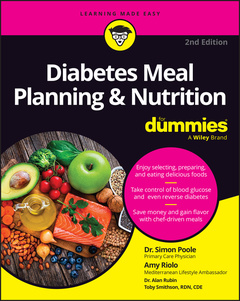 Couverture de l’ouvrage Diabetes Meal Planning & Nutrition For Dummies