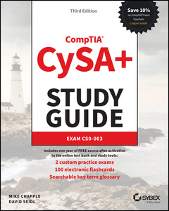 Couverture de l’ouvrage CompTIA CySA+ Study Guide