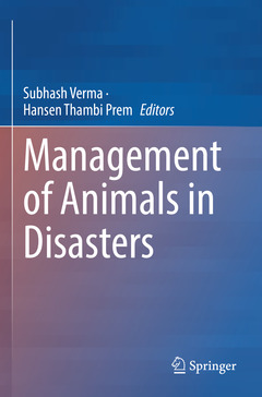 Couverture de l’ouvrage Management of Animals in Disasters
