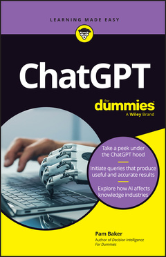 Couverture de l’ouvrage ChatGPT For Dummies