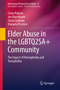Couverture de l’ouvrage Elder Abuse in the LGBTQ2SA+ Community