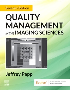 Couverture de l’ouvrage Quality Management in the Imaging Sciences