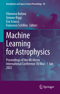Cover of the book Machine Learning for Astrophysics