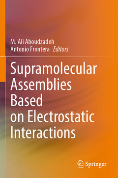 Couverture de l’ouvrage Supramolecular Assemblies Based on Electrostatic Interactions