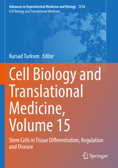 Couverture de l’ouvrage Cell Biology and Translational Medicine, Volume 15