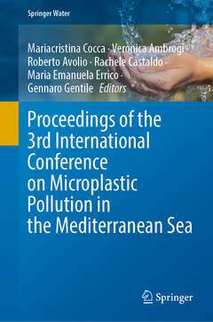 Cover of the book Proceedings of the 3rd International Conference on Microplastic Pollution in the Mediterranean Sea